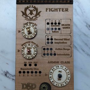 Fighter Character Tracker - D&D